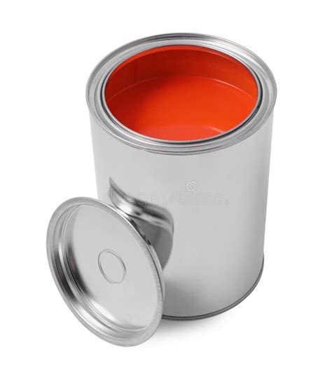 Small Can Of Orange Paint