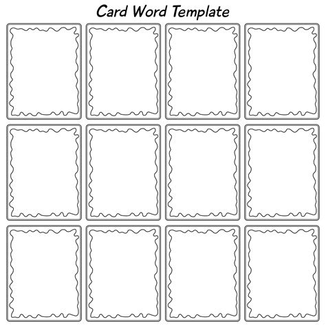 Small Card Printable Template