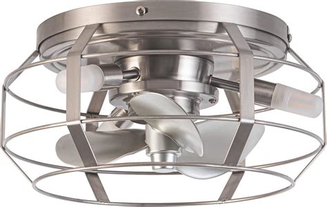 small ceiling fan flush mount