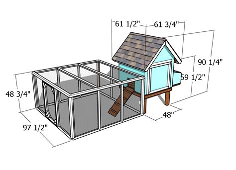 Small Chicken Coop Dimensions