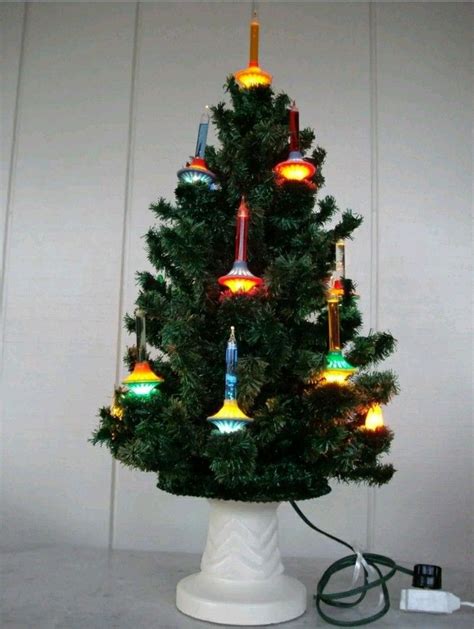Small Christmas Tree With Bubble Lights
