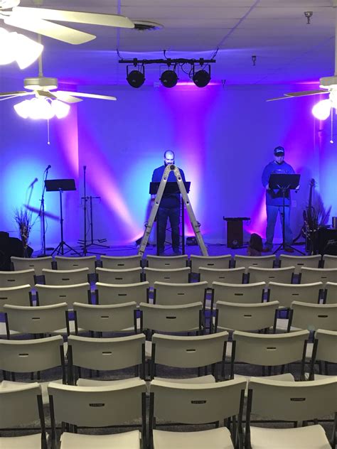 Small Church Lighting Setup