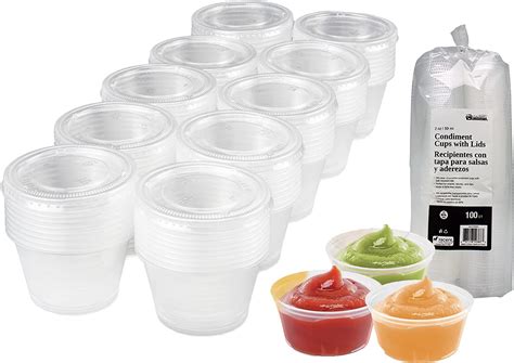 Small Condiment Cups With Lids