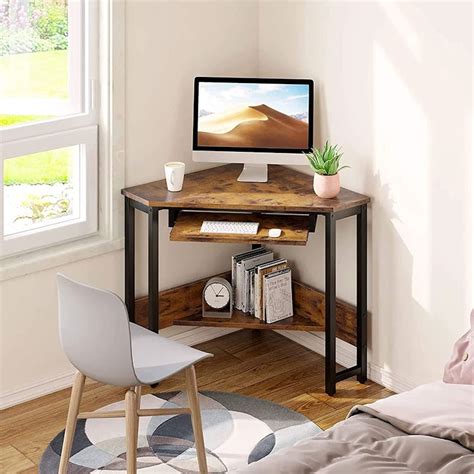 Small Corner Computer Stand