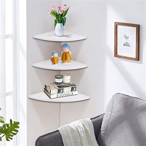 Small Corner Floating Shelf For Bathroom