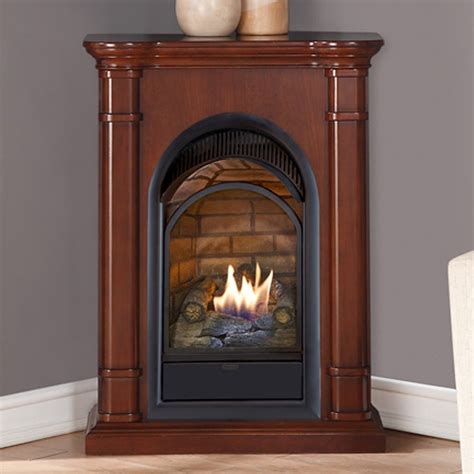 small corner gas fireplaces