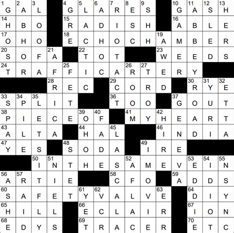 Small Couch Crossword