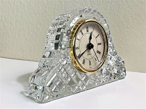 Small Crystal Mantel Clocks
