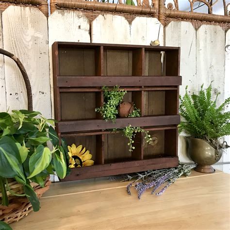 Small Cubby Wall Shelf