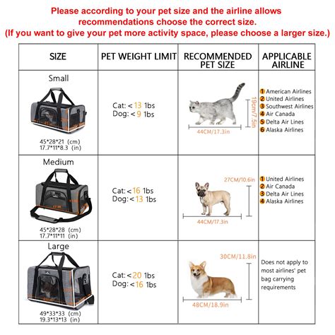 Small Dog Carriers Size
