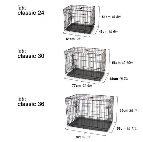 Small Dog Crates Dimensions
