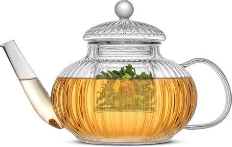 Small Double Glass Teapot