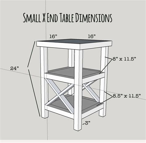 Small End Table Blueprints