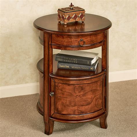 Small End Table With Cabinet