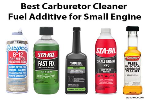 Small Engine Carburetor Cleaner Additive