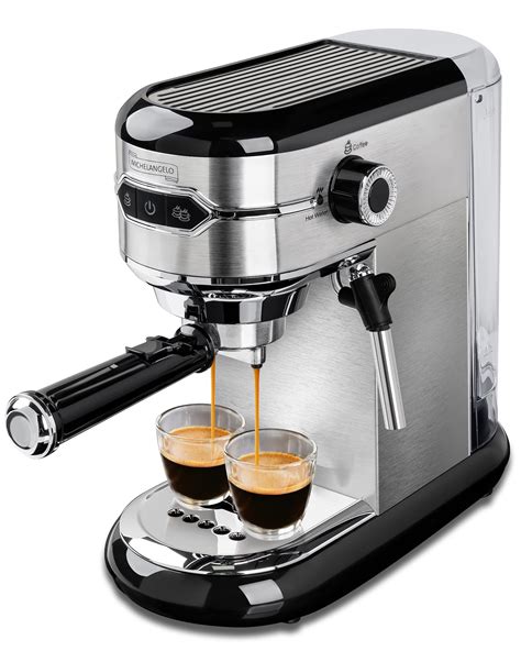 small espresso machine with steamer