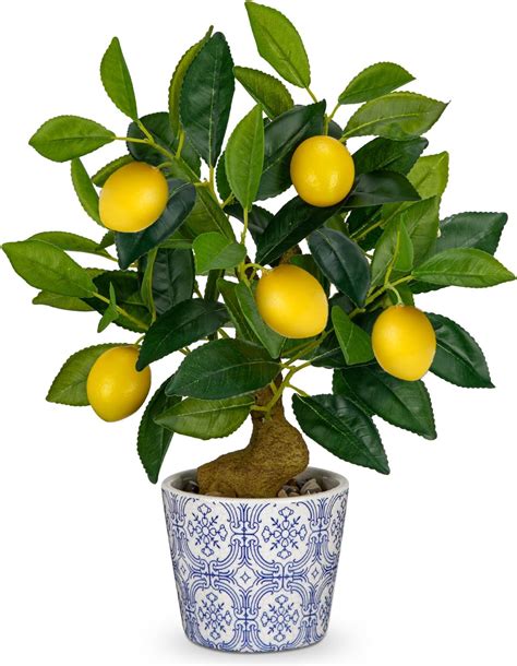 Small Faux Lemon Tree