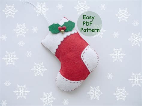Small Felt Christmas Stocking Pattern