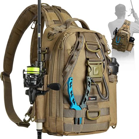 Small Fishing Backpack With Rod Holder