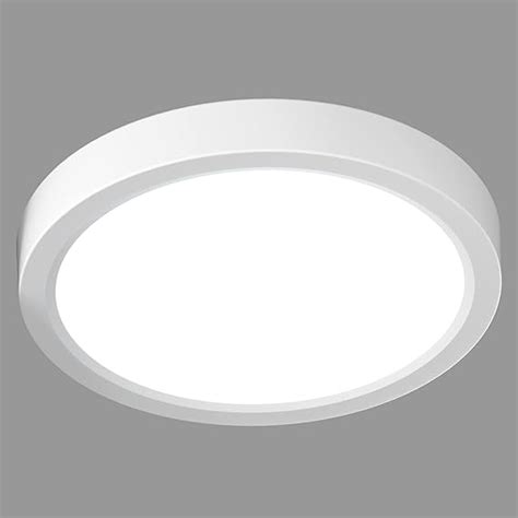 Small flat ceiling lights in a bathroom