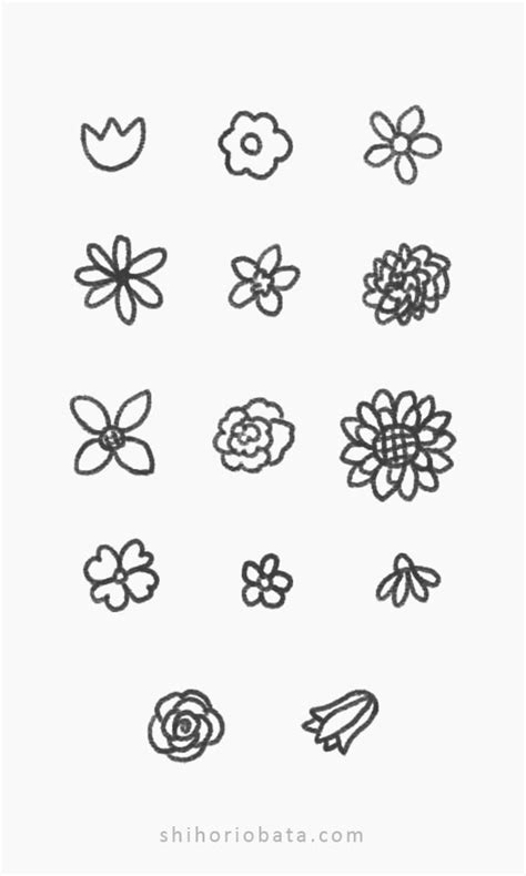 Pretty little drawings of flowers and plants Creator angiekylma Easy