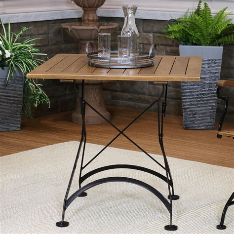 small folding bistro table