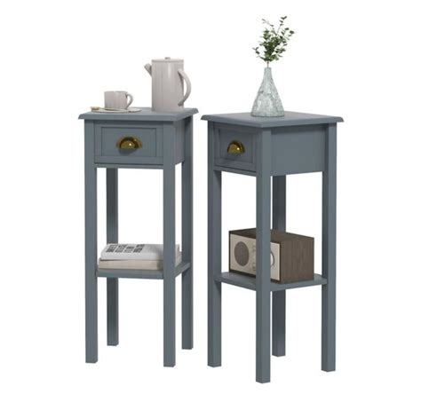 Small Gray Side Tables
