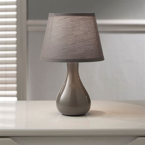 Small Grey Table Lamp Shade