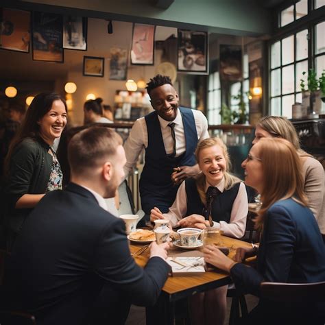 Small group gathered around table