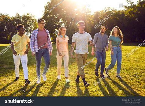 small group walking