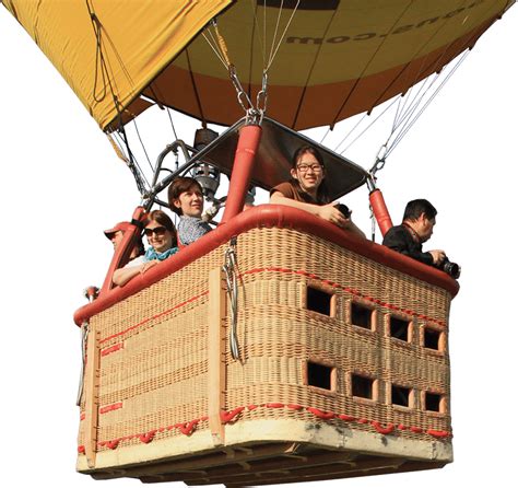 small hot air balloon basket