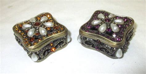 Small Jeweled Pill Boxes