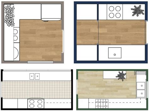 Small Kitchen Layout Drawing