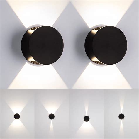 Small Light Wall Sconce Black