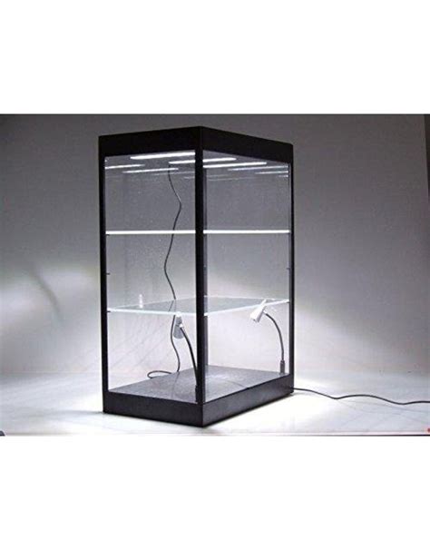 small lighted display case
