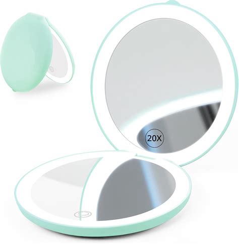 Small Lighted Magnifying Makeup Mirror