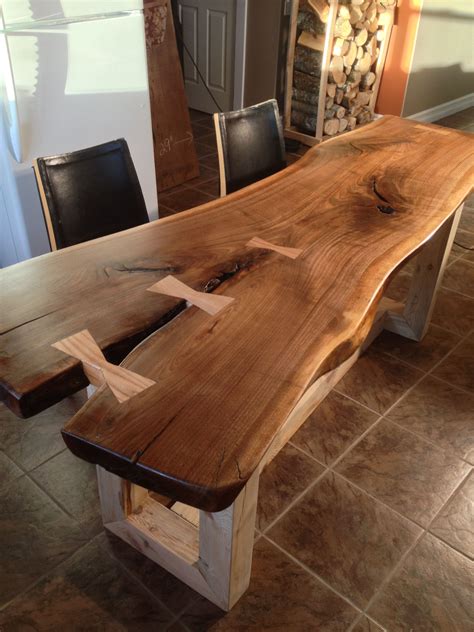 Small Live Edge Kitchen Table