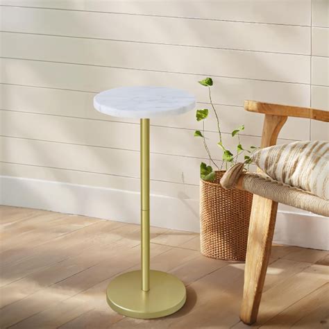 Small Marble Drink Table