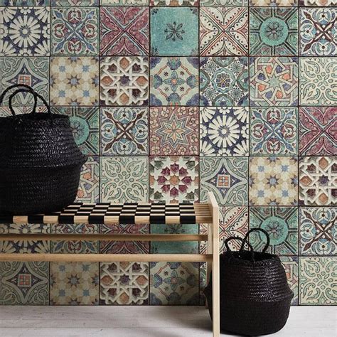 small moroccan wall tiles