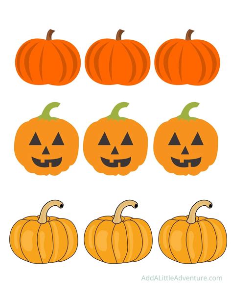 Small Orange Pumpkin Outline Printable