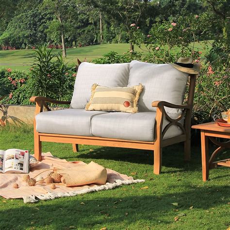 Outdoor Lounge Furniture Modena Small Patio Loveseat