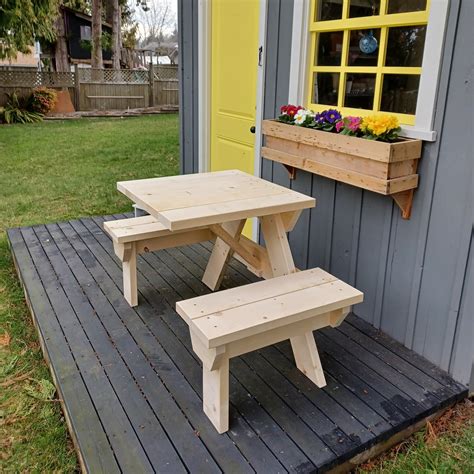 Small Picnic Table For Deck