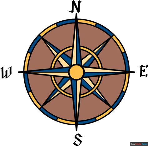 Small Printable Compass Rose