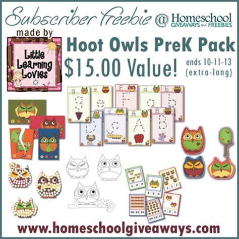 Small Printable Hoot Owls