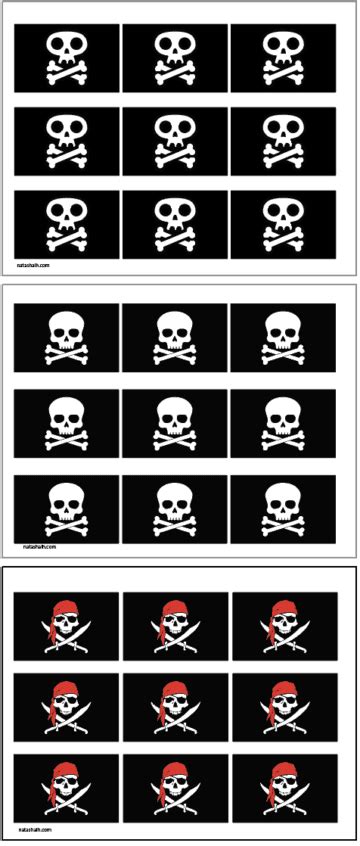 Small Printable Pirate Flags