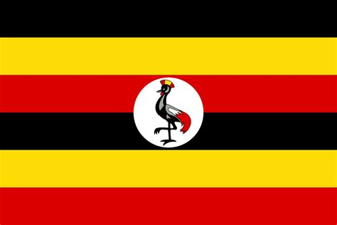 Small Printable Ugandan Flag