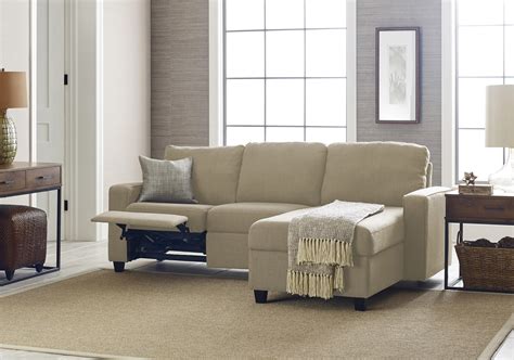 home.furnitureanddecorny.com:small reclining sofa with chaise