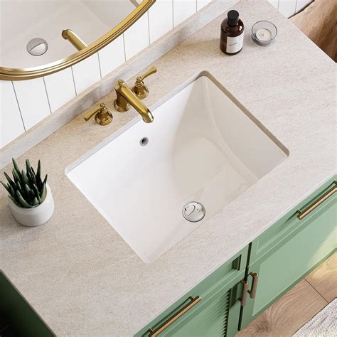 Small Rectangle Undermount Vanity Sink