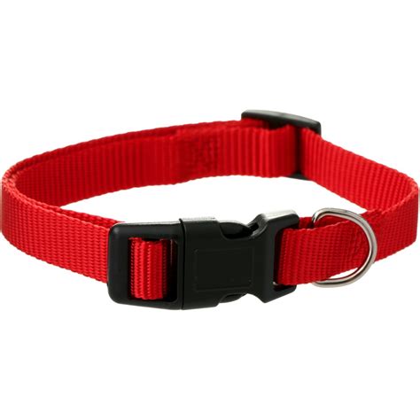 small red dog collar