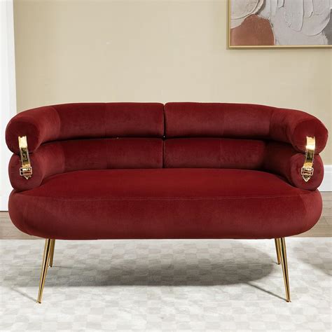 Small Red Loveseat